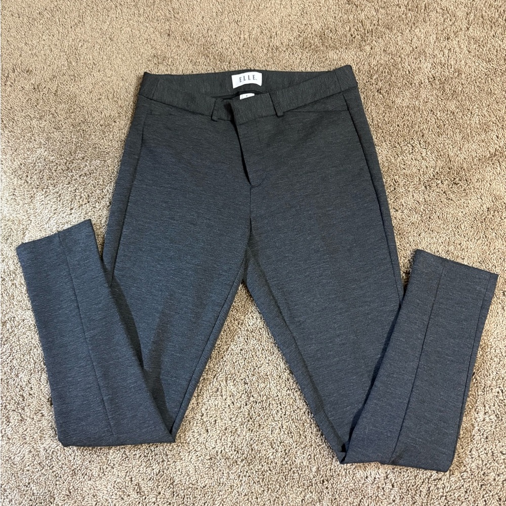 Elle Ladies Charcoal Dress Pants